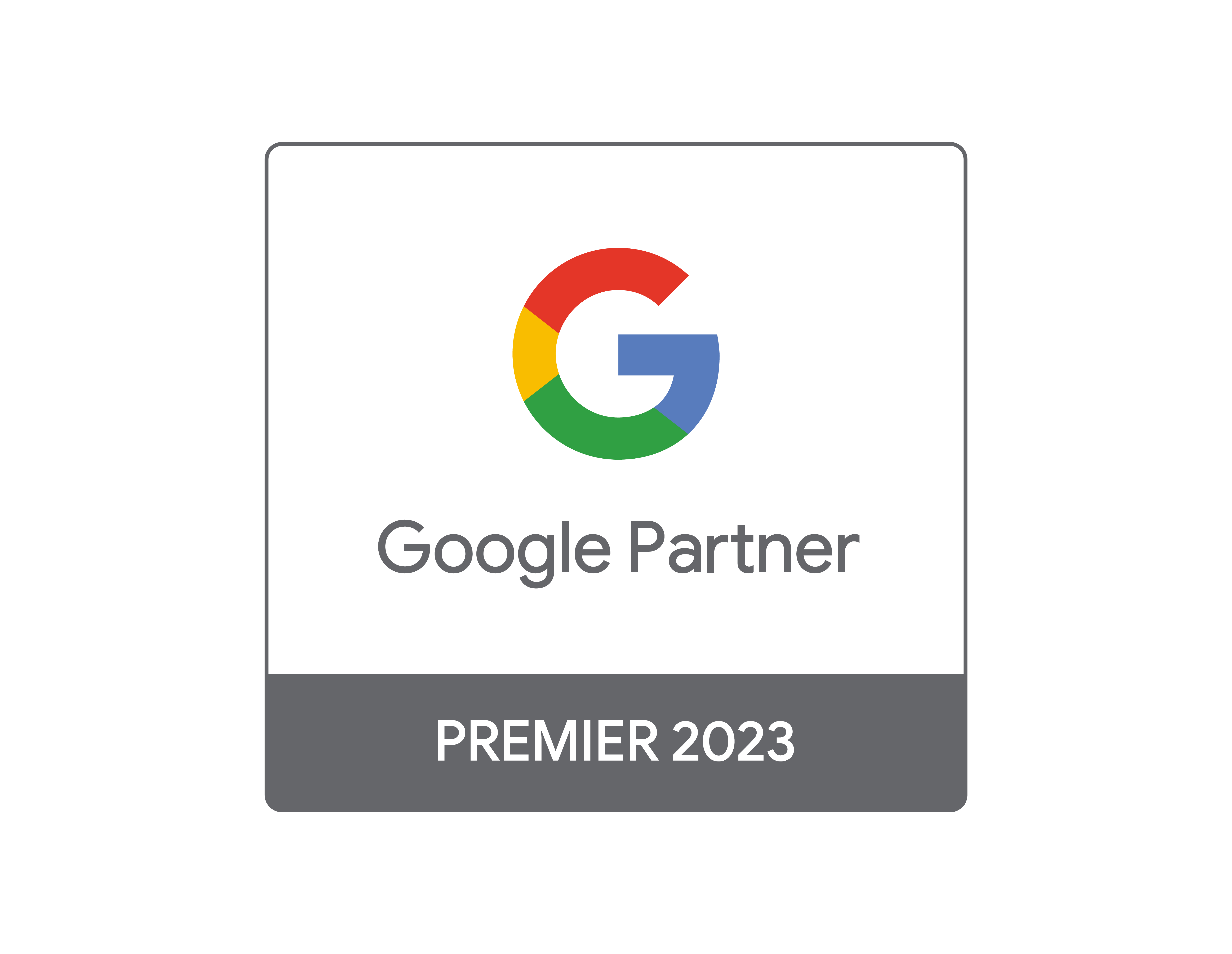 Google Premier Partner 2023 certification badge